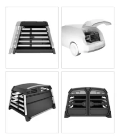 THULE® Allax Double S Hundetransportbox, ca. B90/H58/T72-80 cm