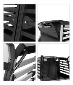 THULE® Allax Double S Hundetransportbox, ca. B90/H58/T72-80 cm