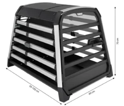 THULE® Allax L Hundetransportbox, ca. B69/H70/T93-105 cm