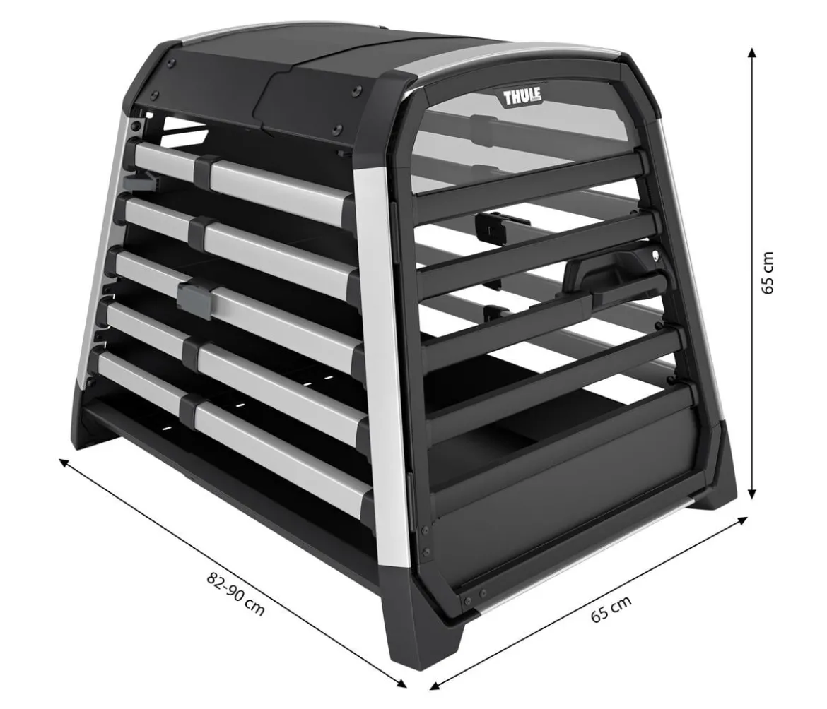 THULE® Allax M Hundetransportbox, ca. B65/H65/T82-90 cm