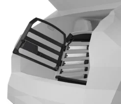 THULE® Allax threshold compatible XS Hundetransportbox für Fahrzeuge mit Ladekante, ca. B50/H50/T66-72 cm