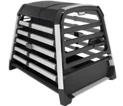 THULE® Allax threshold compatible M Hundetransportbox für Fahrzeuge mit Ladekante, ca. B65/H65/T82-90 cm