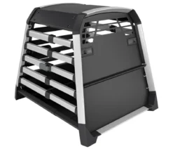 THULE® Allax threshold compatible M Compact Hundetransportbox für Fahrzeuge mit Ladekante, ca. B65/H65/T77-82 cm