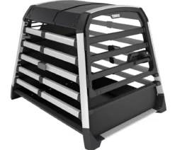 THULE® Allax threshold compatible L Compact Hundetransportbox für Fahrzeuge mit Ladekante, ca. B69/H70/T87-93 cm