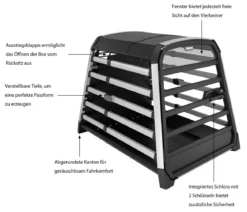 THULE® Allax XXL Hundetransportbox, ca. B75/H78/T103-120 cm