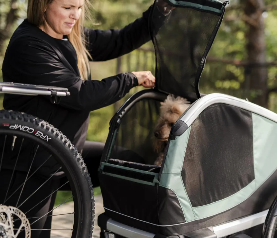 THULE® Bexey Hunde-Fahrradanhänger, Hazy Green