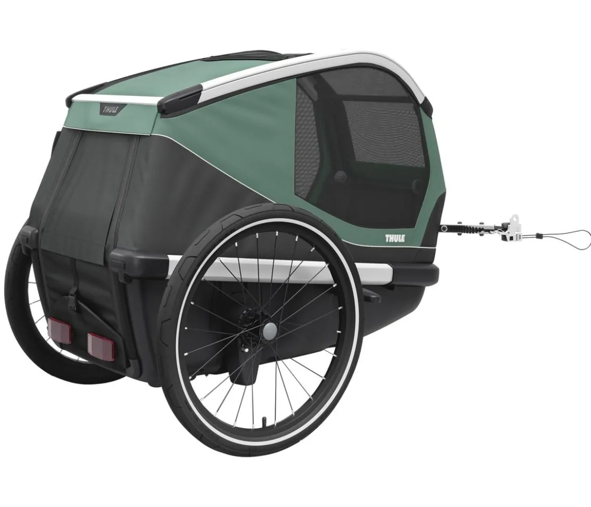 THULE® Bexey Hunde-Fahrradanhänger, Hazy Green