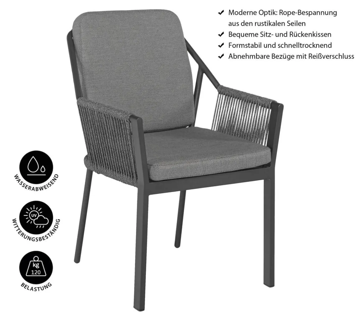 Tierra Outdoor Gartensessel Liv, ca. B48/H83/T63 cm