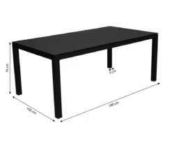 Tierra Outdoor Gartentisch Briga, ca. B180/H76/T100 cm