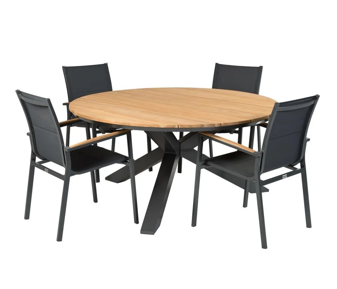 Tierra Outdoor Gartentisch Orbital, ca. Ø120/H73,5 cm