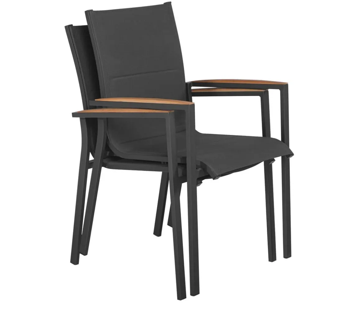 Tierra Outdoor Stapelstuhl Foxx, ca. B45/H89/T46 cm