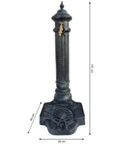 Tomco Aluminium-Standbrunnen, ca. H101 cm