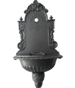 Tomco Aluminium-Wandbrunnen Wiener Bassena, ohne Hahn, ca. 87 cm