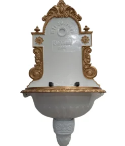 Tomco Aluminium-Wandbrunnen Wiener Bassena, ohne Hahn, ca. 87 cm
