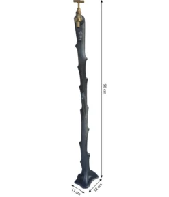 Tomco Aluminium-Wassersäule Design, ca. H90 cm