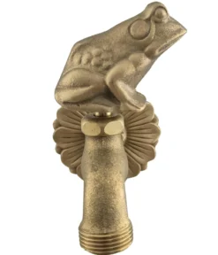 Tomco Messing-Wasserhahn Frosch 1/2, mit Rosette