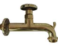 Tomco Messing-Wasserhahn mit Hebel 1/2, extra langer Schaft