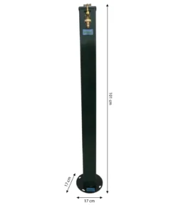 Tomco Stahl-Wassersäule Top, ca. H101 cm