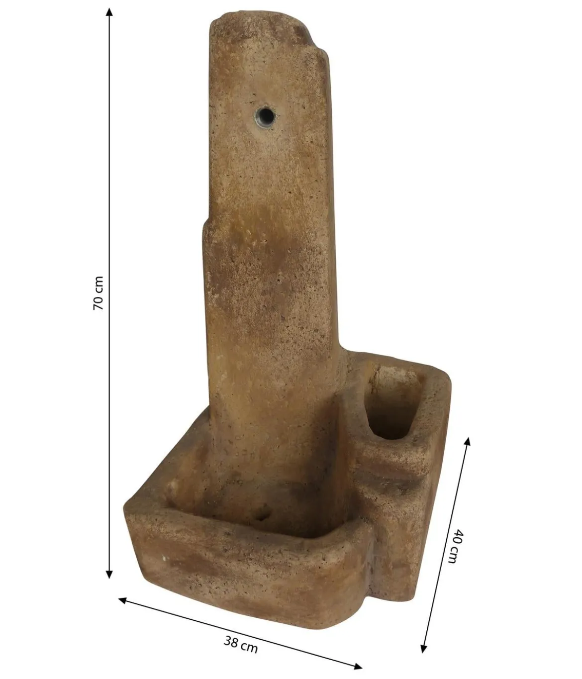 Tomco Stein-Gartenbrunnen Pisa, ca. H70 cm
