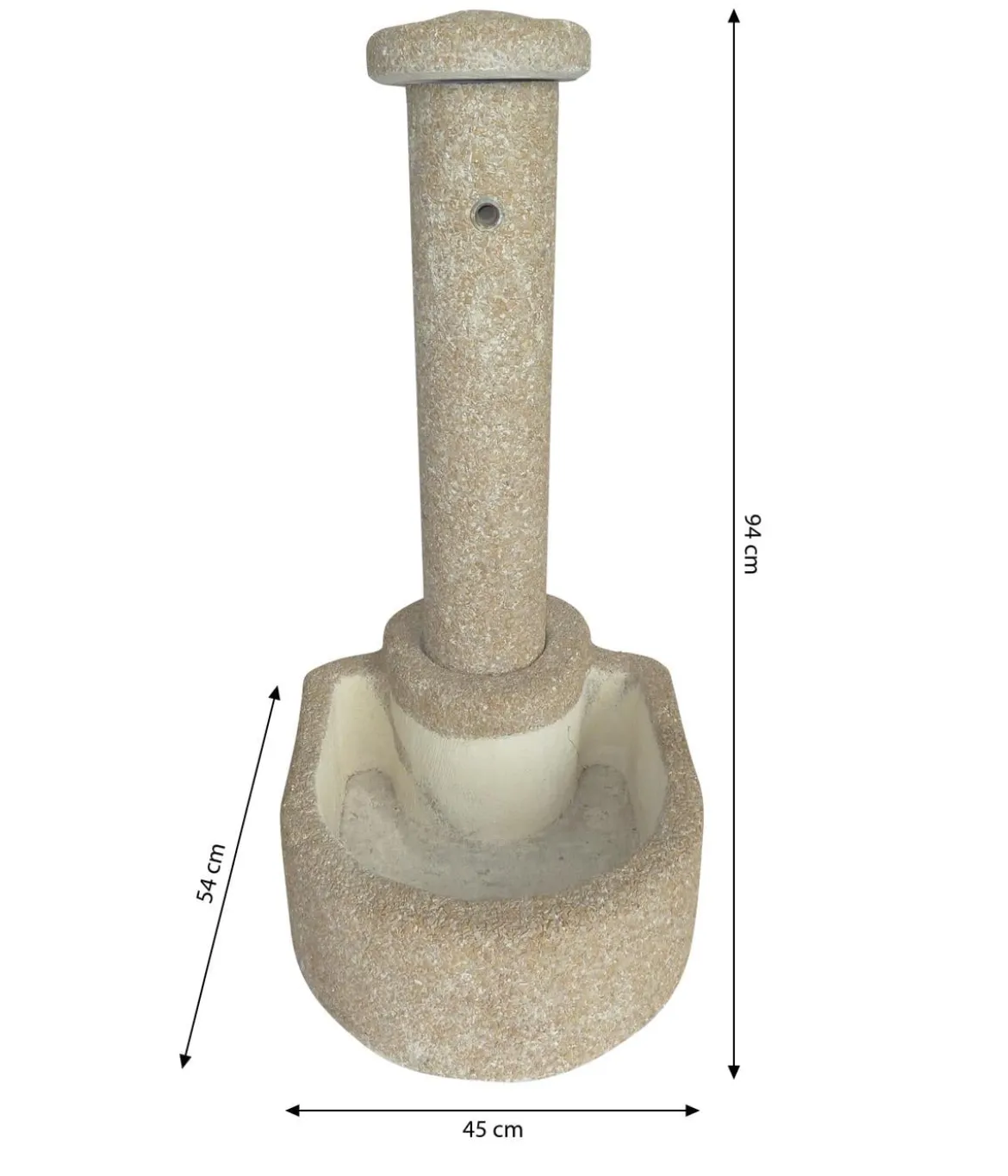 Tomco Stein-Gartenbrunnen Rhodos, ca. H94 cm