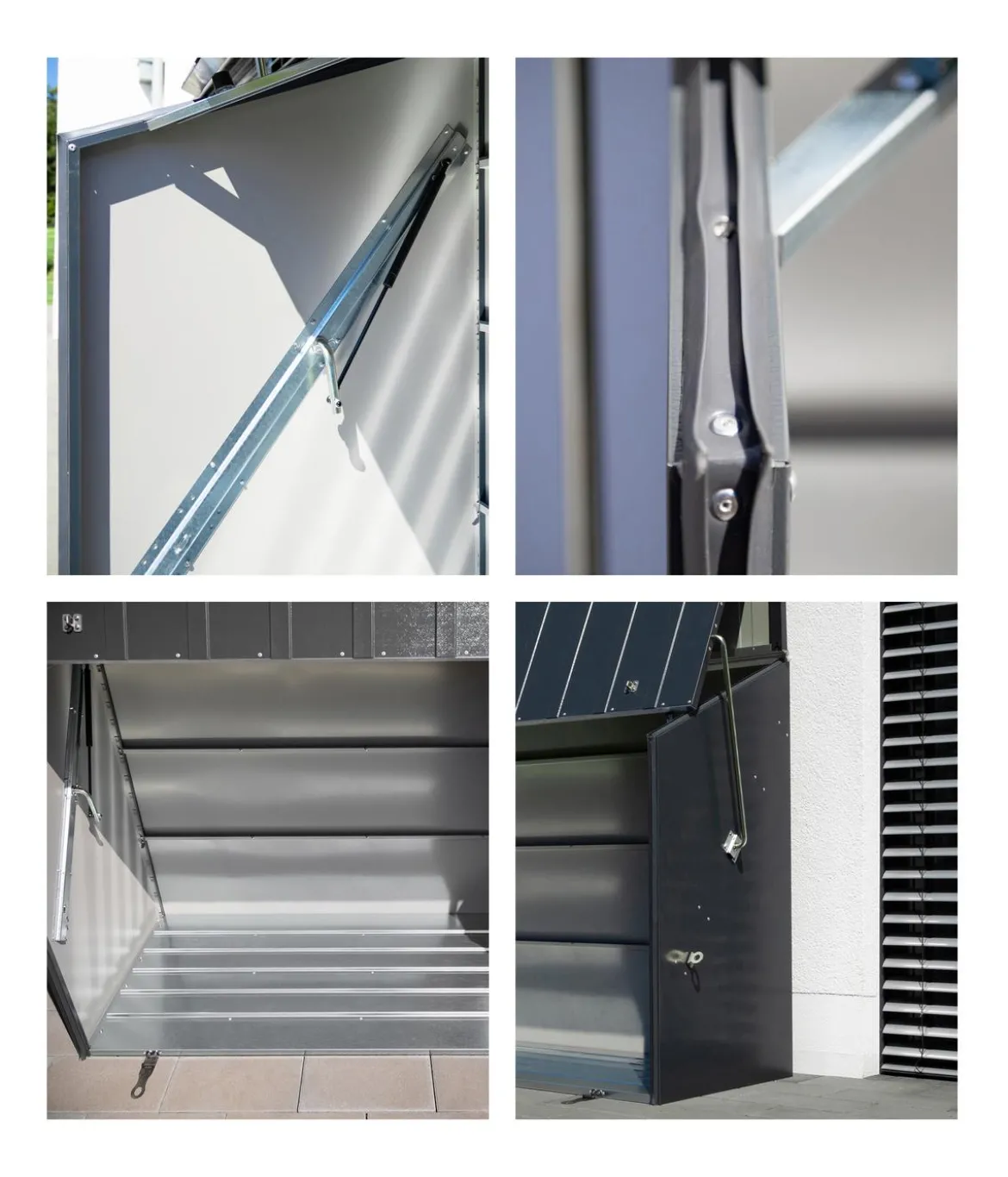 Trimetals Fahrradbox Sesame, ca. B185/H139/T76 cm