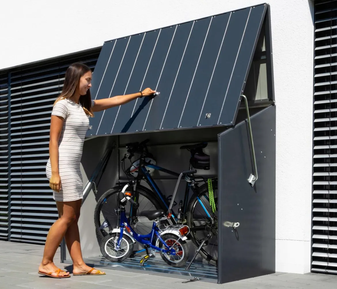 Trimetals Fahrradbox Sesame, ca. B185/H139/T76 cm