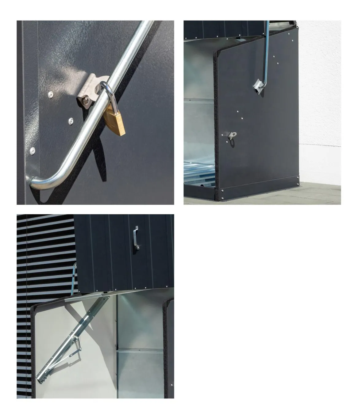 Trimetals Fahrradbox Stowaway, ca. B138/H113/T89 cm