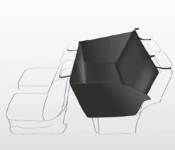 Trixie Auto-Schondecke für die Rückbank, schwarz, ca. B155/T130 cm