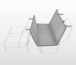 Trixie Auto-Schondecke, hellgrau, ca. B160/T145 cm