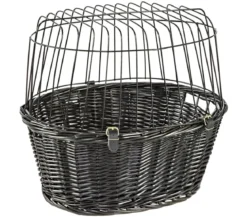 Trixie Fahrradkorb mit Gitter für Hunde