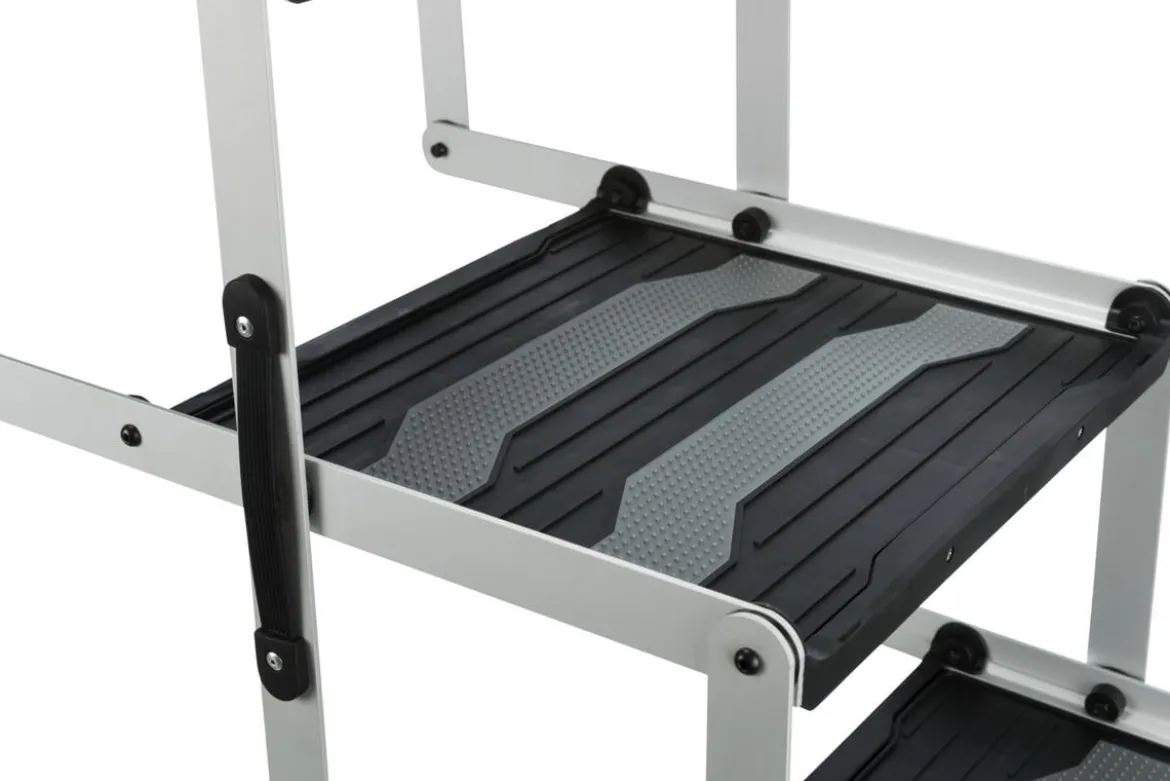 Trixie Falt-Treppe, grau, ca. B37/H60-70/T140-160 cm