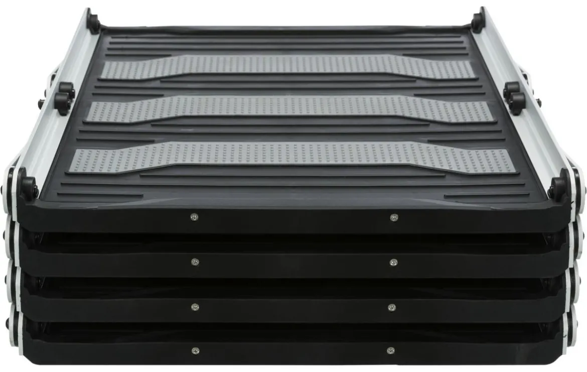 Trixie Falt-Treppe, grau, ca. B37/H60-70/T140-160 cm
