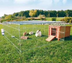Trixie Freilaufgehege mit Abdeckung, ca. B144/H58/T116 cm