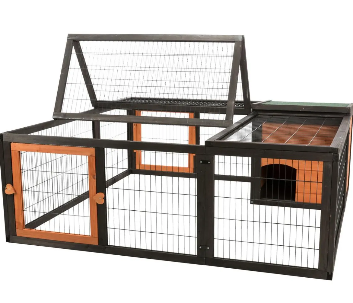 Trixie Freilaufgehege mit Abdeckung, ca. B150/H53/T150 cm