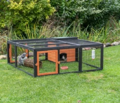 Trixie Freilaufgehege mit Abdeckung, ca. B150/H53/T150 cm