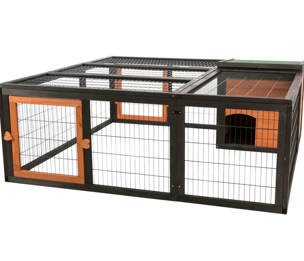 Trixie Freilaufgehege mit Abdeckung, ca. B150/H53/T150 cm