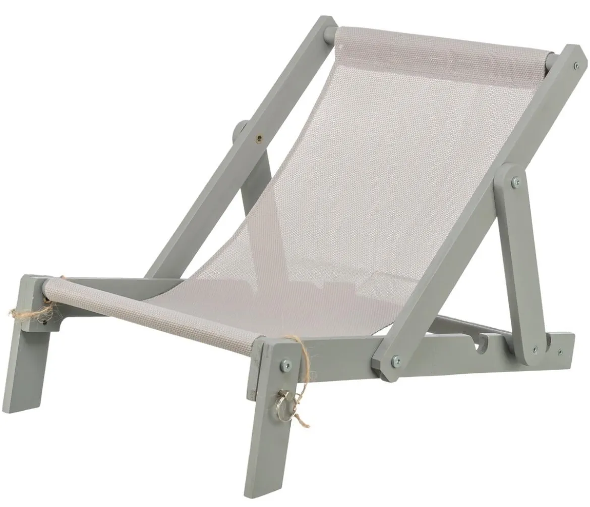 Trixie Holz-Strandstuhl für Katzen, ca. B33/H37/T51 cm