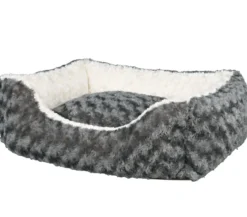 Trixie Hundebett Kaline, rechteckig grau/creme