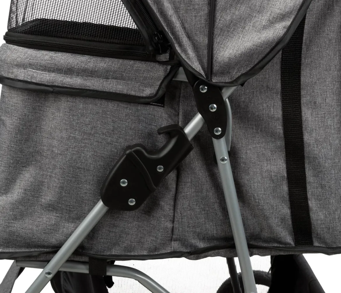 Trixie Hunde-Buggy, grau