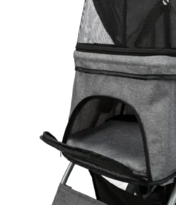 Trixie Hunde-Buggy, grau