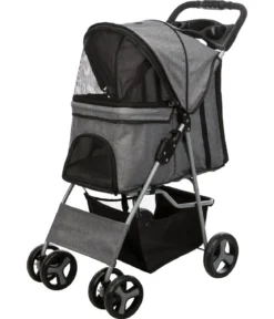 Trixie Hunde-Buggy, grau