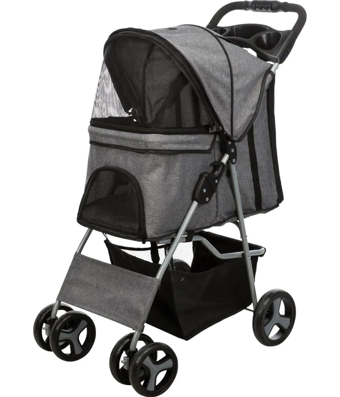 Trixie Hunde-Buggy, grau