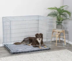 Trixie Hundekäfig mit 2 Türen, schwarz
