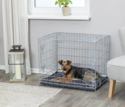 Trixie Hundekäfig mit 2 Türen, schwarz