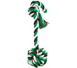 Trixie Hundespieltau mit eingeflochtenem Ball, ca. L30 cm