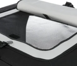 Trixie Hundetransportbox Vario, schwarz/grau