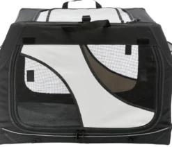 Trixie Hundetransportbox Vario, schwarz/grau