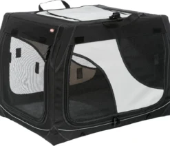 Trixie Hundetransportbox Vario, schwarz/grau