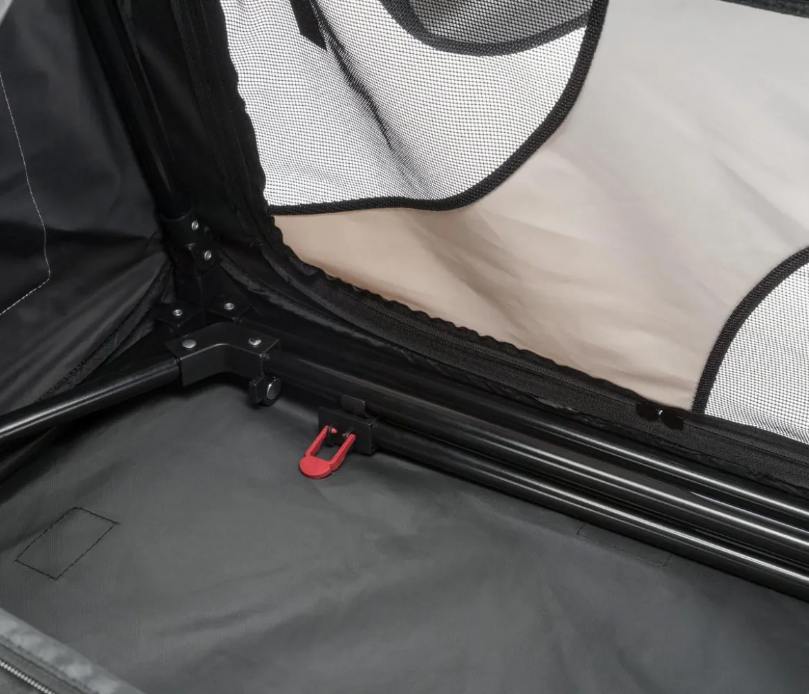 Trixie Hundetransportbox Vario, schwarz/grau