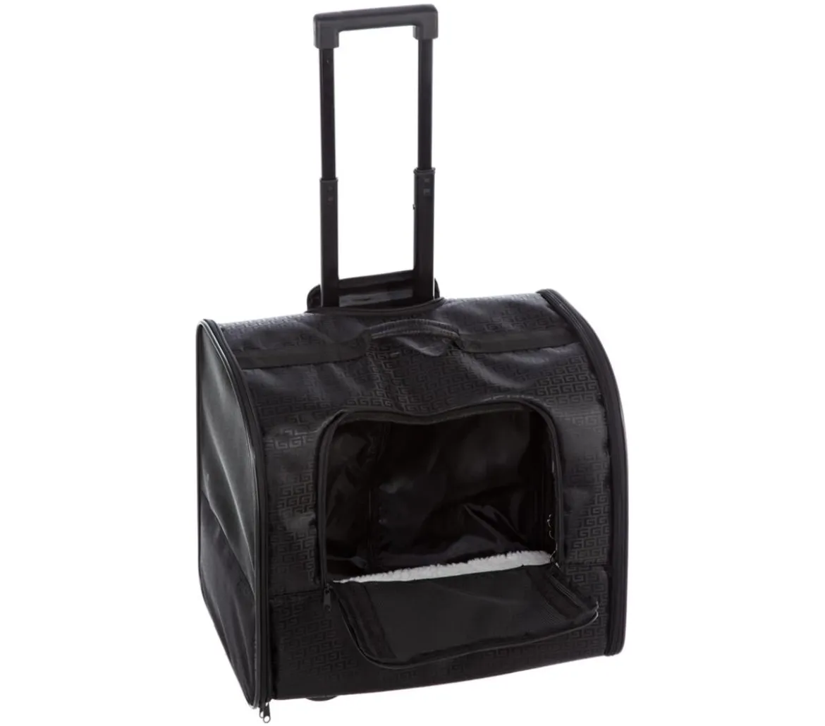 Trixie Hundetrolley Elegance, schwarz, ca. B45/H41/T31 cm